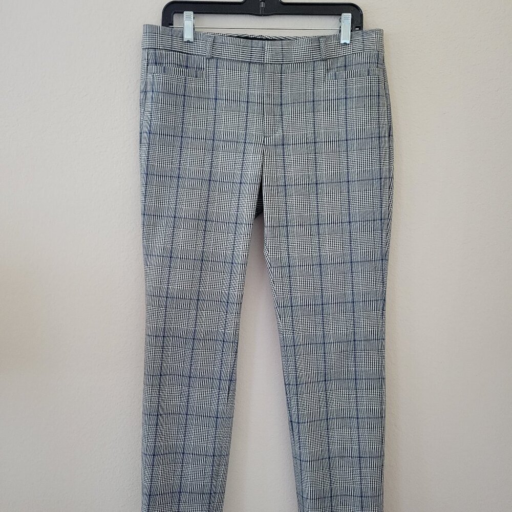 Banana Republic Plaid Sloan Pant, size 8